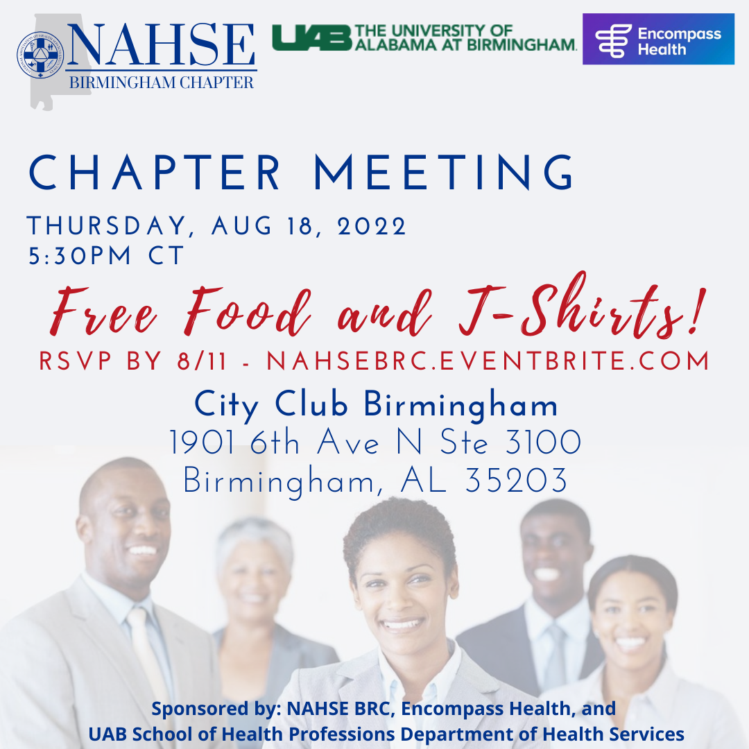 August Chapter Meeting